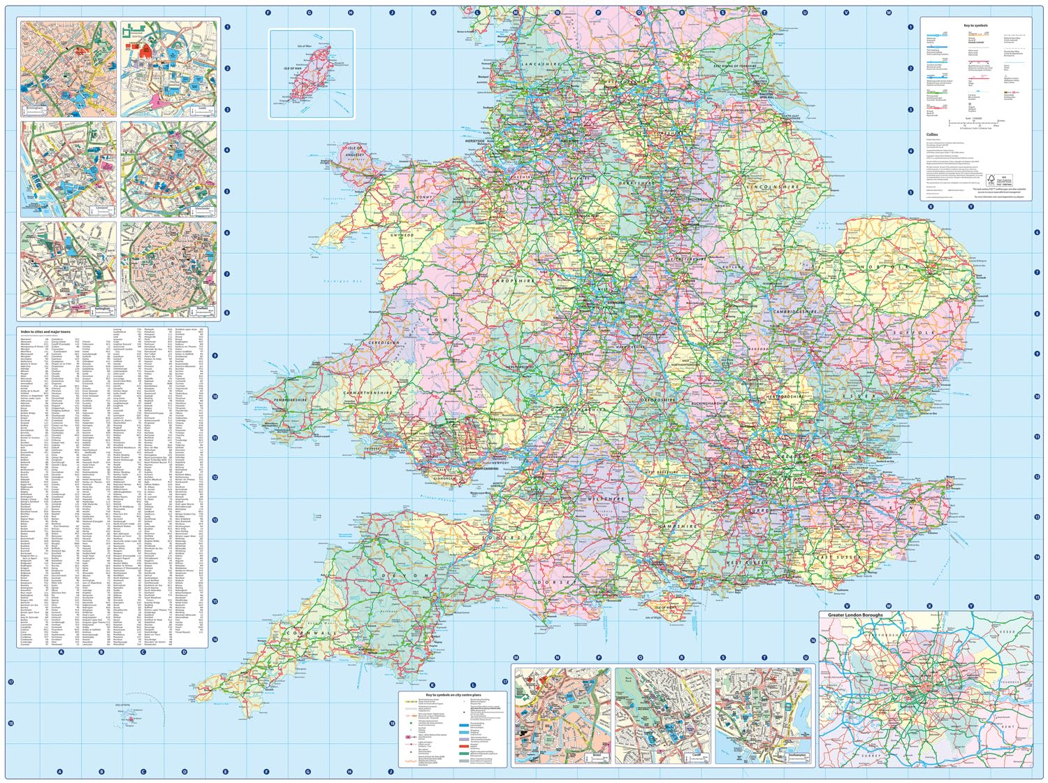 2026 Collins Road Map of Britain: Folded map (Collins Road Atlas