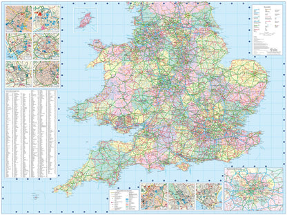 2026 Collins Road Map of Britain: Folded map (Collins Road Atlas