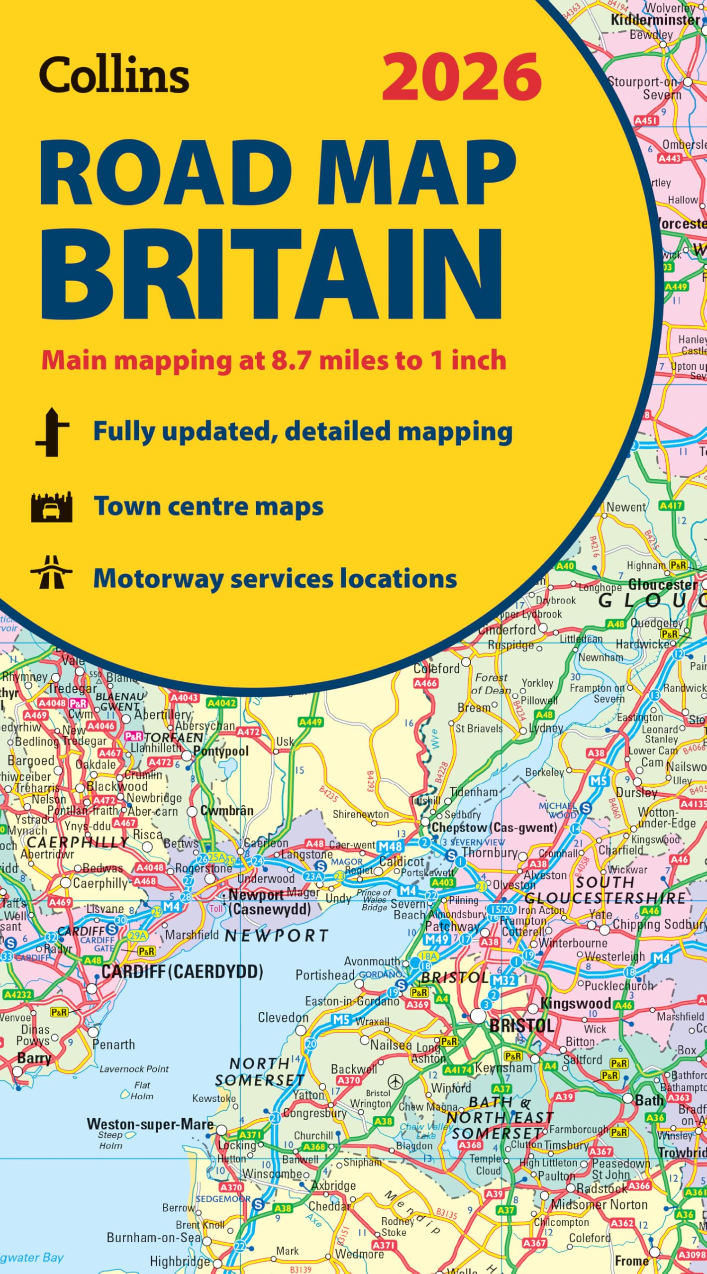 2026 Collins Road Map of Britain: Folded map (Collins Road Atlas