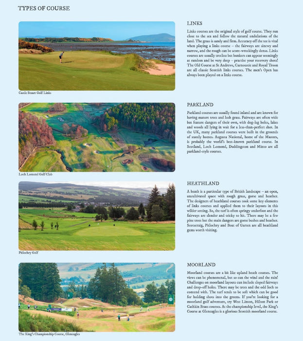 Collins Golf Map of Scotland