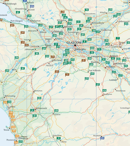 Collins Golf Map of Scotland