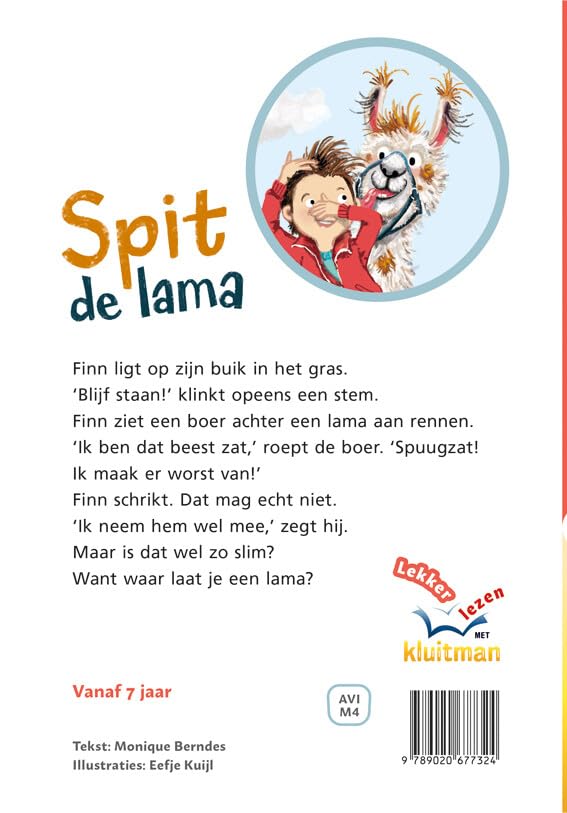 Uitgeverij Kluitman - Spit de lama (AVI-M4)