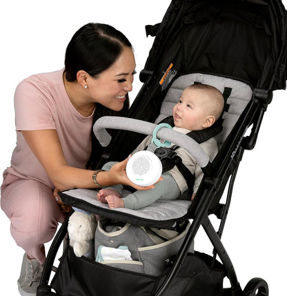 Ingenuity Pock-a-Bye babyfopspeen en bluetooth-luidspreker, streaming van muziek of vooraf geïnstalleerde afspeellijsten