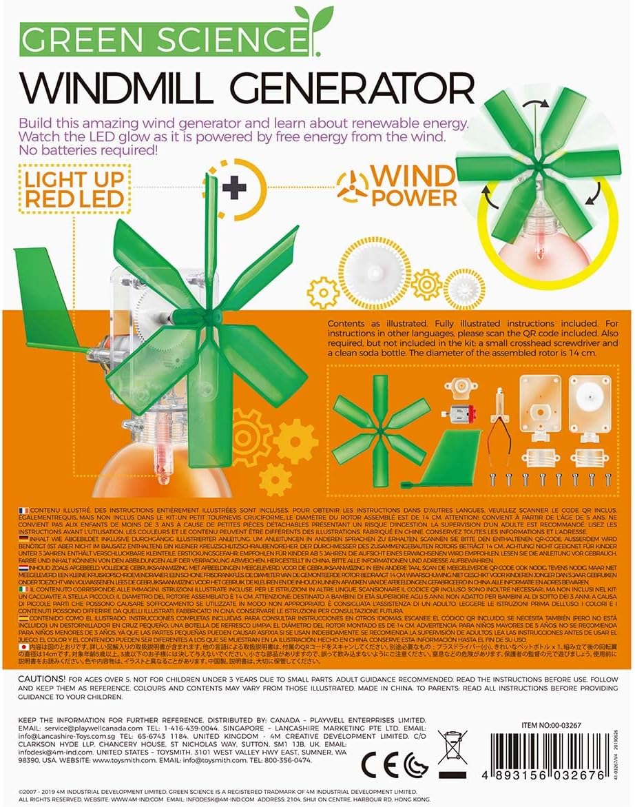4M 3649 Green Science Windmill Generator