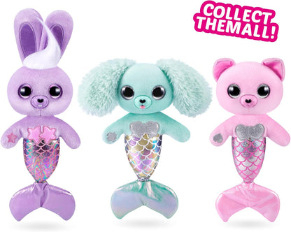 Pets Alive Furmaids by ZURU Mermaid Plush Interactive Lights Sounds Girls Toy (Pink Kitten