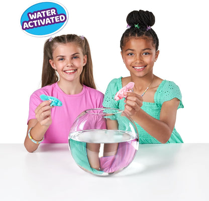 Pets Alive Robo Axolotl, Series 1, Swimming Axolotl, (2 Pack), Mailer Box