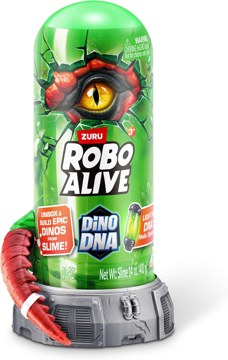 Robo Alive Dino DNA by ZURU, Light-Up DNA Helix Spine. Ages 3+ (T-Rex), moyen ou moyen-grand