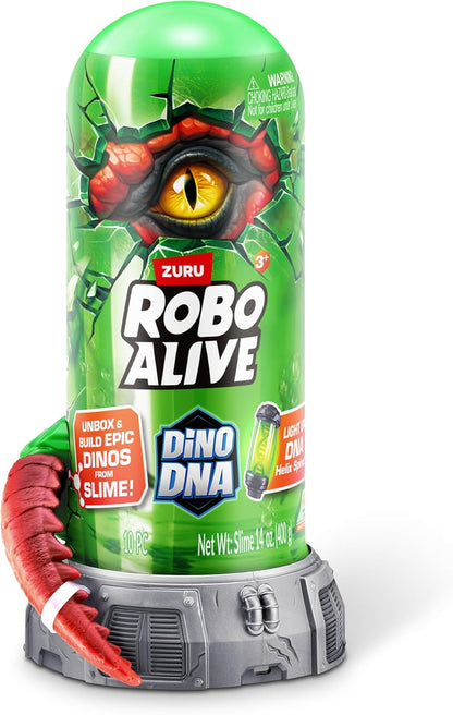Robo Alive Dino DNA by ZURU, Light-Up DNA Helix Spine. Ages 3+ (T-Rex), moyen ou moyen-grand