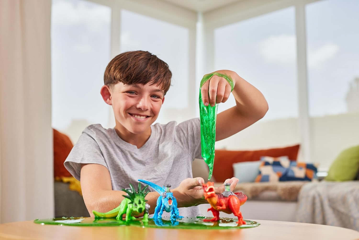 Robo Alive Dino DNA by ZURU, Light-Up DNA Helix Spine. Ages 3+ (T-Rex), moyen ou moyen-grand