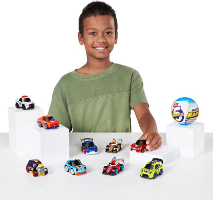 5 SURPRISE Make-A-Racer by ZURU, UNBOX and BUILD a Race Car Vehicle Toy, Slime Play and More, Fun, Imaginative Toys for Kids, Gift for Boys and Girls Aged 3+ (2 Capsules