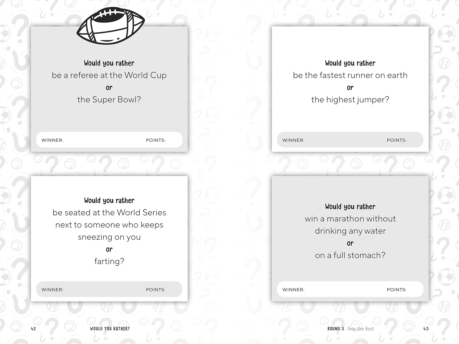 Would You Rather? Sports Edition