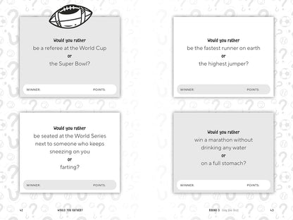 Would You Rather? Sports Edition
