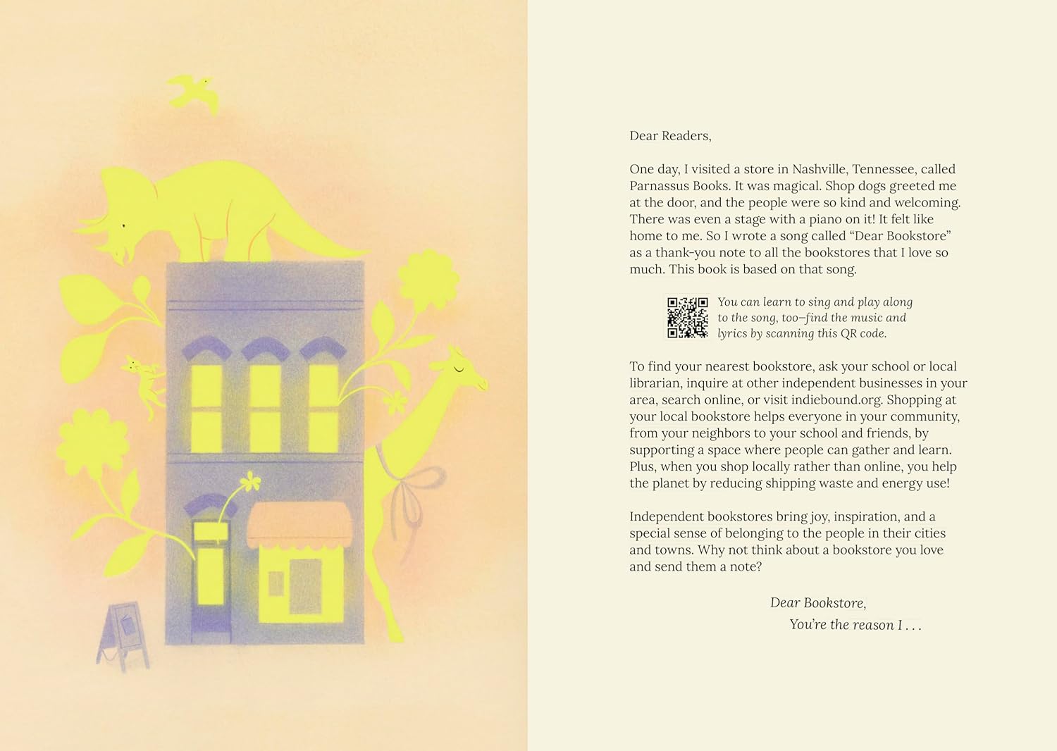 Dear Bookstore