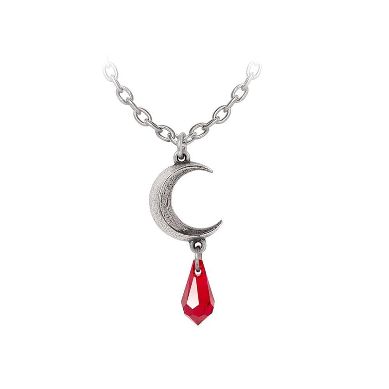 Alchemy Tears of the Moon - Red Pendant Gothic