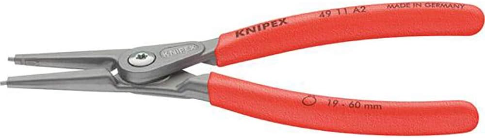 Knipex 49 11 A1 Seegeringzange Passend für Außenringe 10-25 mm Spitzenform gerade