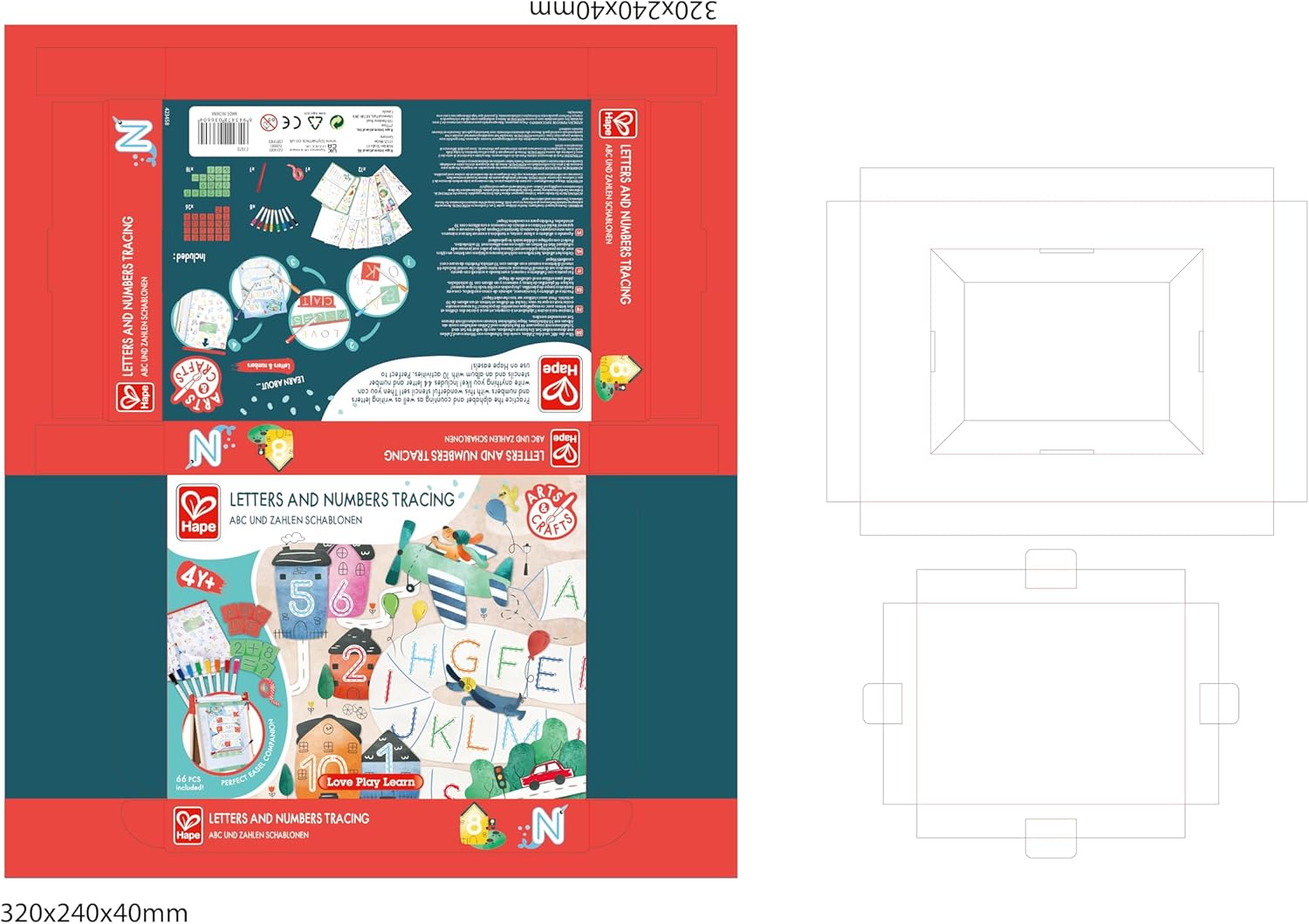 Hape Letters and Numbers Tracing