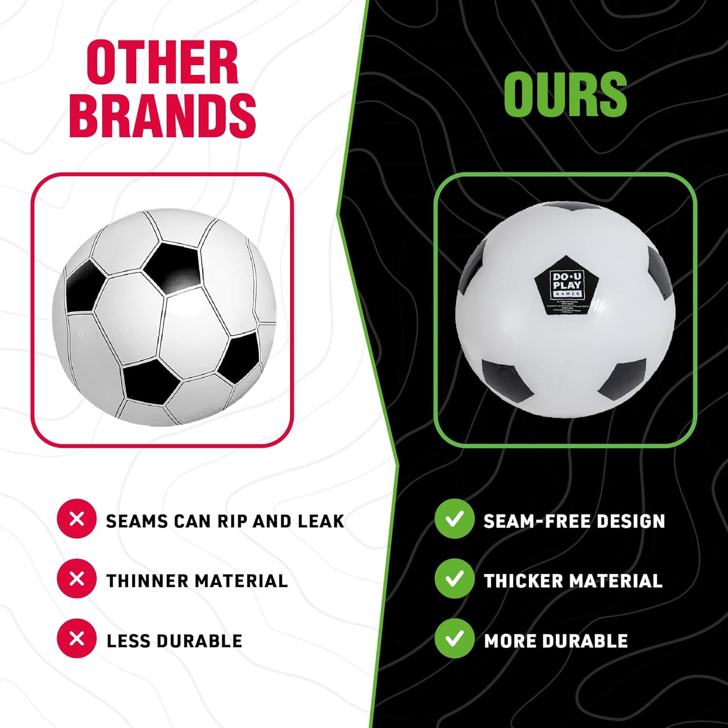 Hape DO-U-PLAY Jumbo Football, 76cm, outdoor fun football training