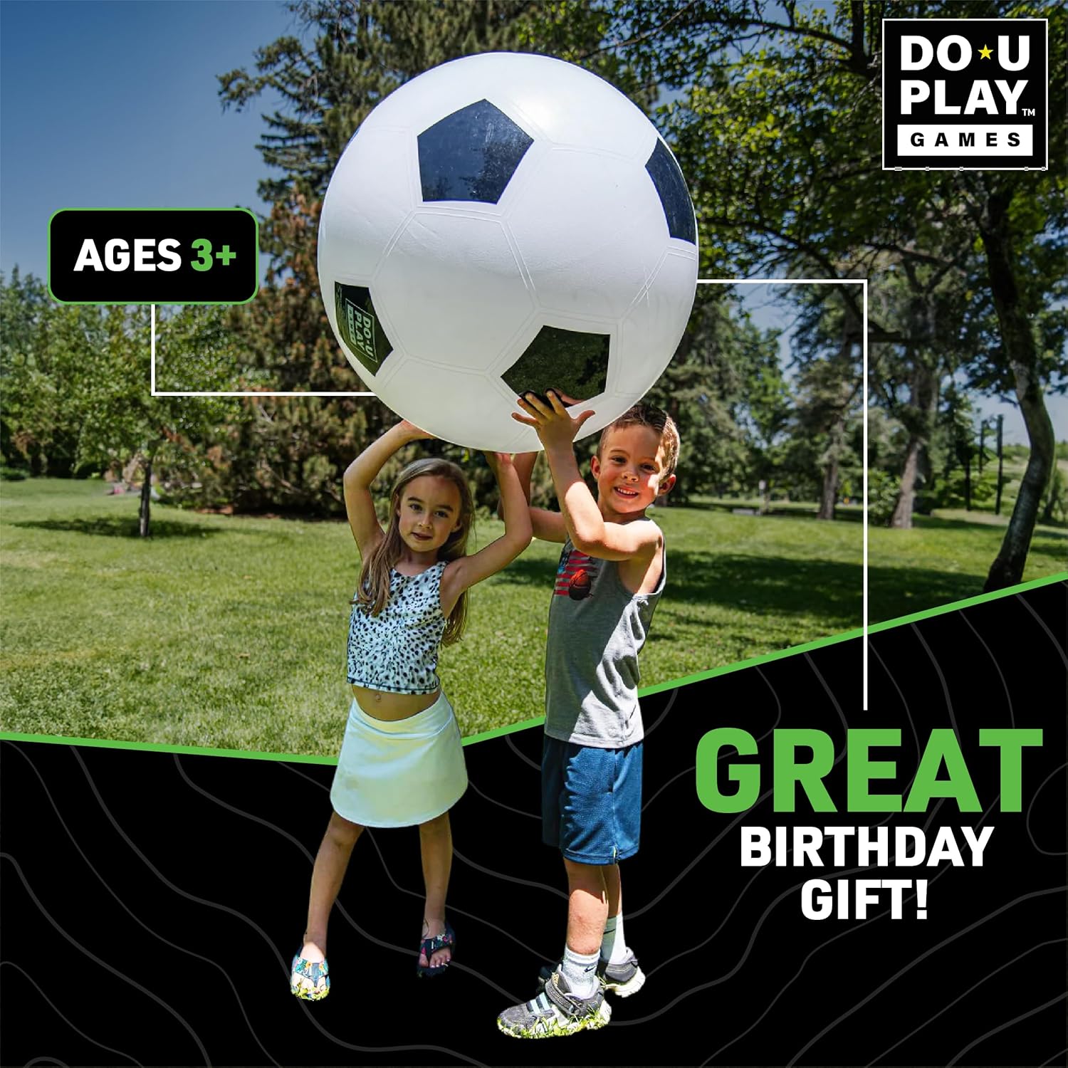 Hape DO-U-PLAY Jumbo Football, 76cm, outdoor fun football training
