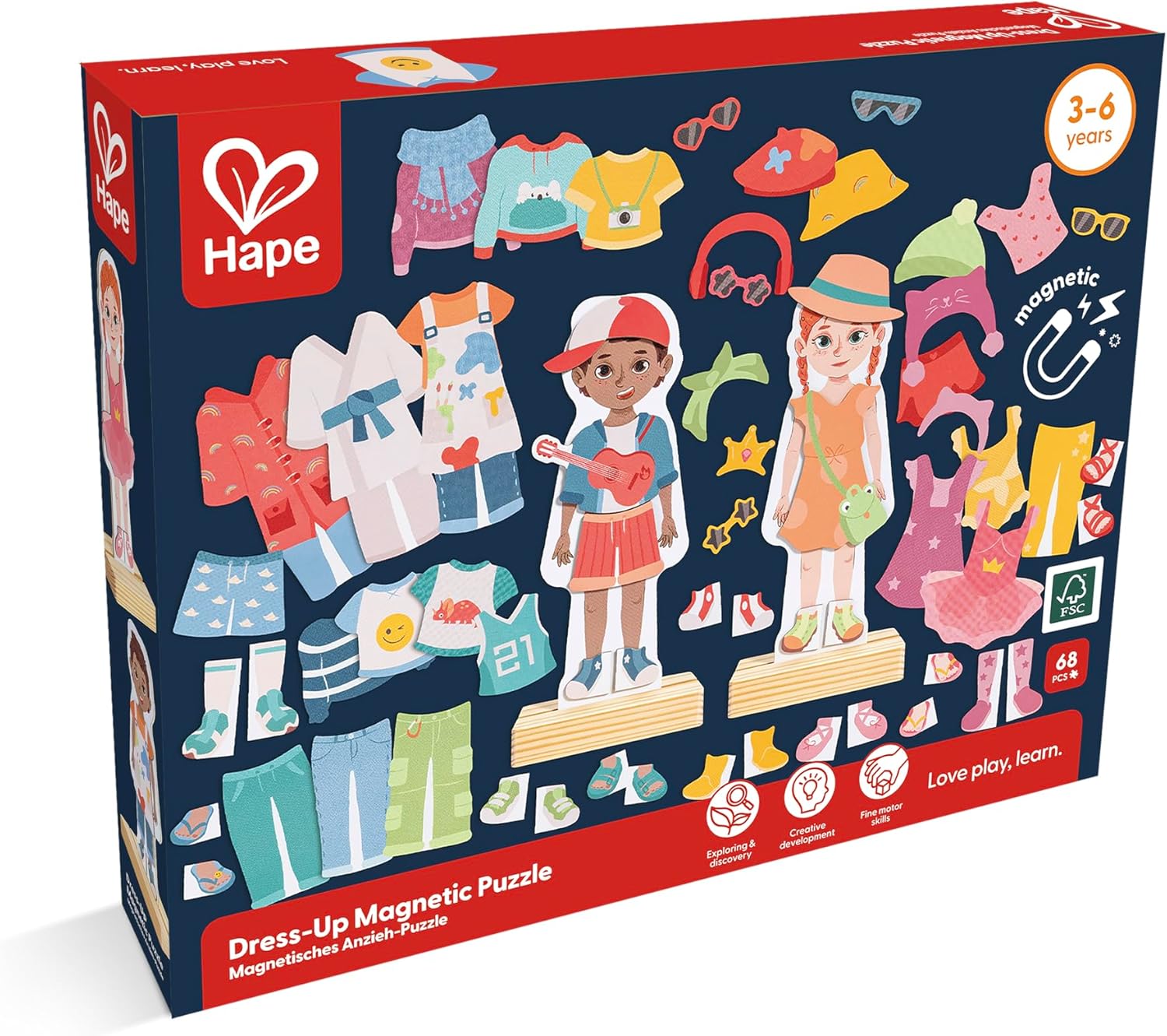 Hape Rompecabezas magnético para Vestir