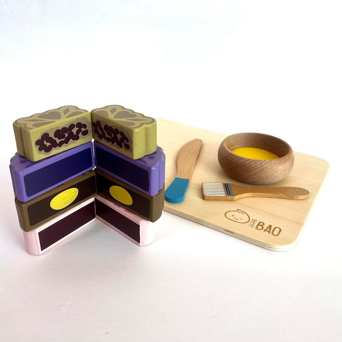 Wooden Mooncake Toy Set