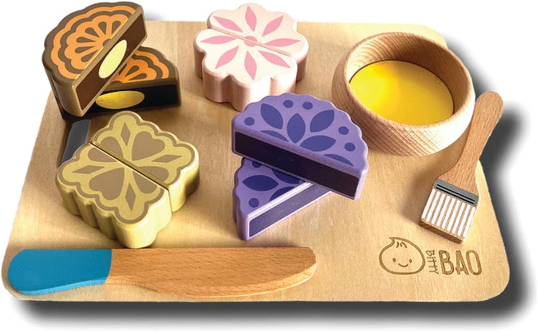 Wooden Mooncake Toy Set
