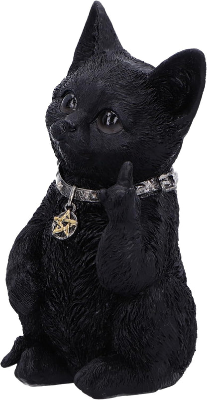 Nemesis Now Cat Figurine, Resin, Black, 16.5cm