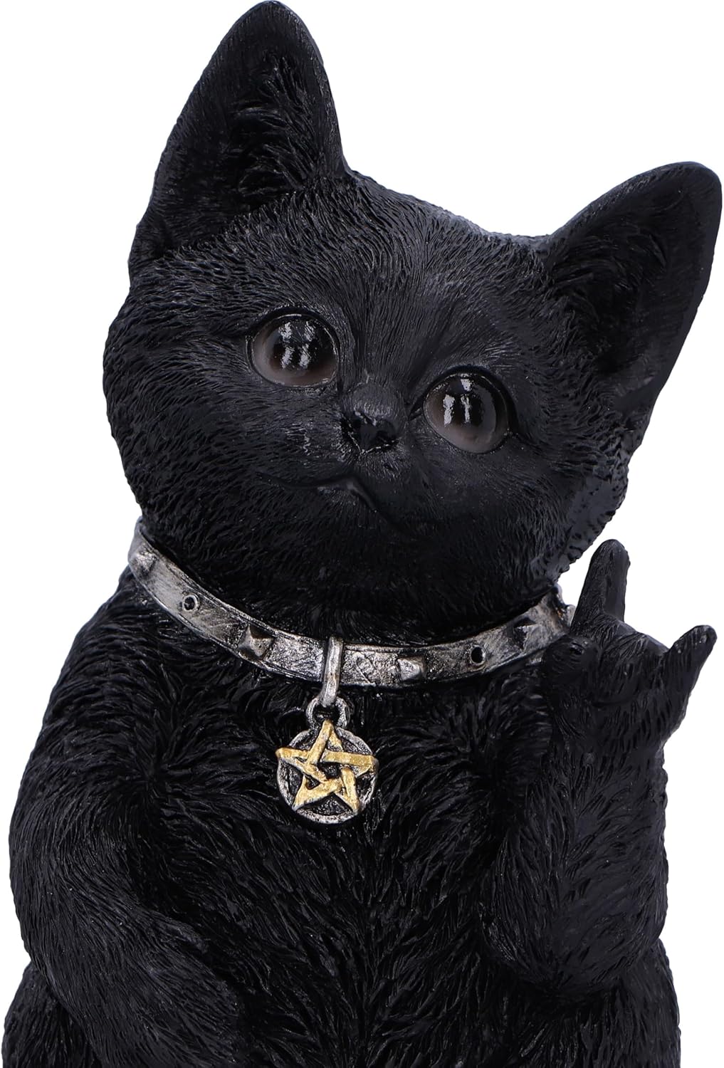 Nemesis Now Cat Figurine, Resin, Black, 16.5cm