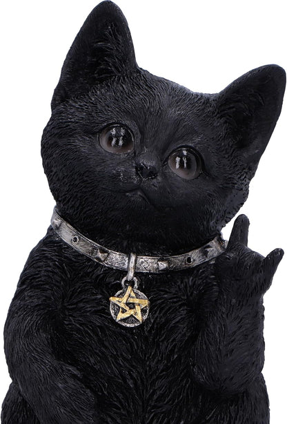 Nemesis Now Cat Figurine, Resin, Black, 16.5cm