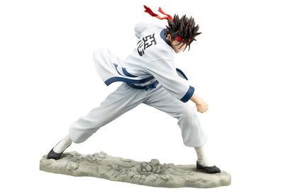 Kotobukiya TV Anime Rurouni Kenshin - Meiji Swordsman Romantic Tan, ARTFX J Sagaku Sanosuke, 1/8 Scale, PVC Pre-painted Complete Figure