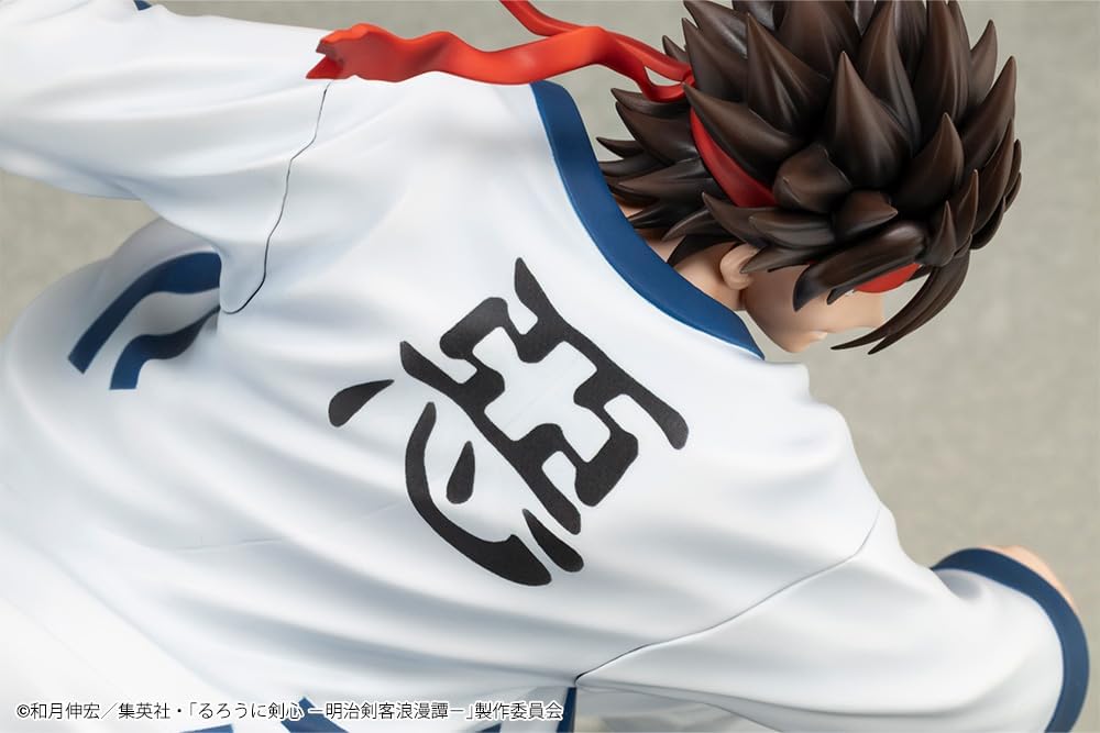 Kotobukiya TV Anime Rurouni Kenshin - Meiji Swordsman Romantic Tan, ARTFX J Sagaku Sanosuke, 1/8 Scale, PVC Pre-painted Complete Figure