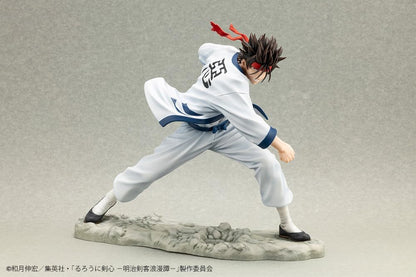 Kotobukiya TV Anime Rurouni Kenshin - Meiji Swordsman Romantic Tan, ARTFX J Sagaku Sanosuke, 1/8 Scale, PVC Pre-painted Complete Figure