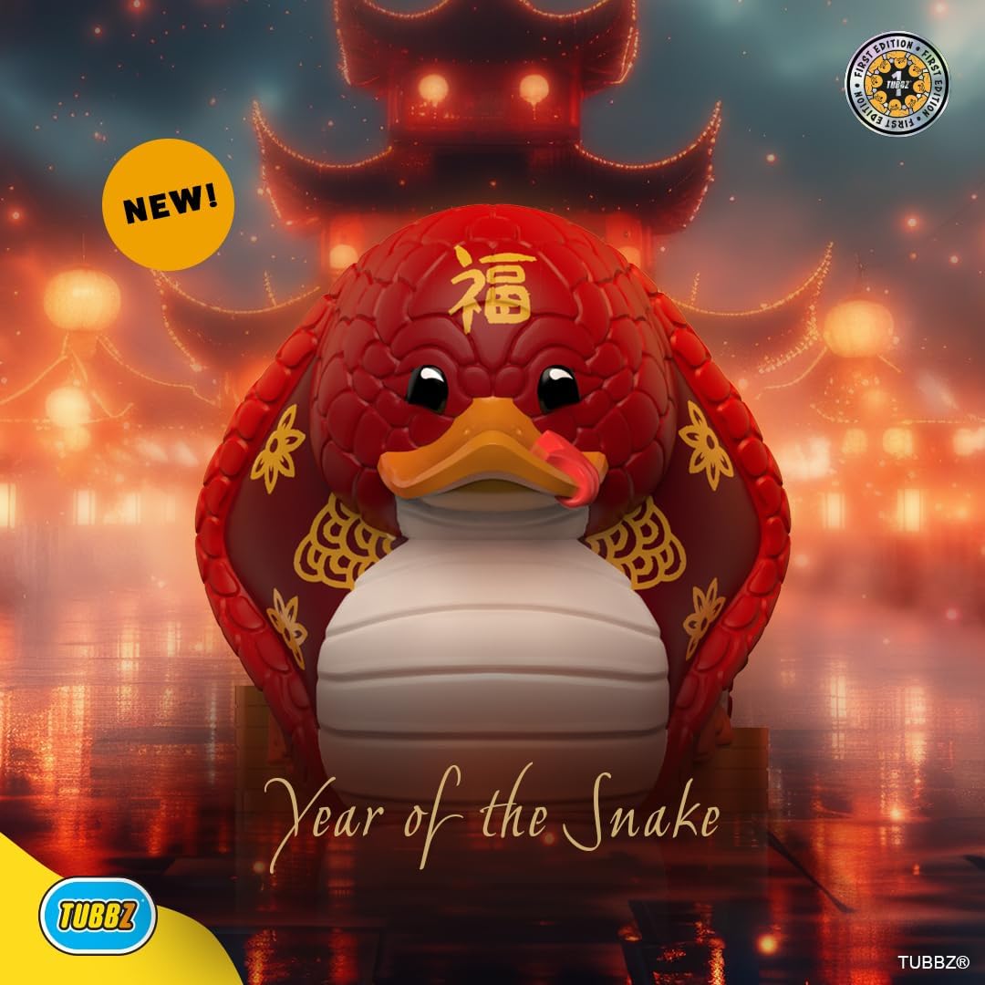 TUBBZ First Edition: Chinese New Year - Year of the Snake Cosplaying Rubber Duck Vinyl Figure