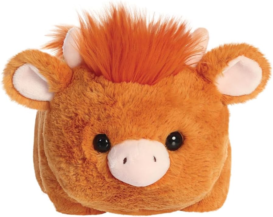Aurora, 34261, Spuds Hamish Highland Cow 10In, Soft Toy, Orange