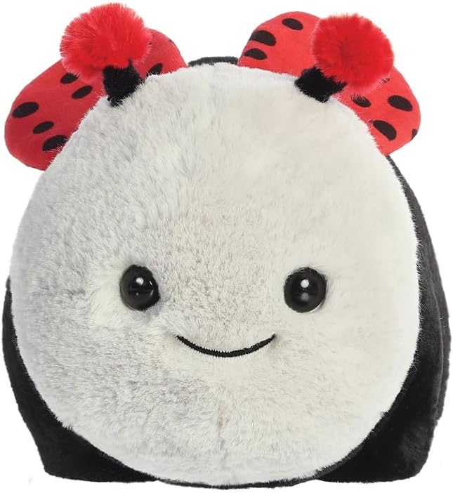 Aurora, 77214, Spudsters Ladybird 10In, Soft Toy, Black & Red
