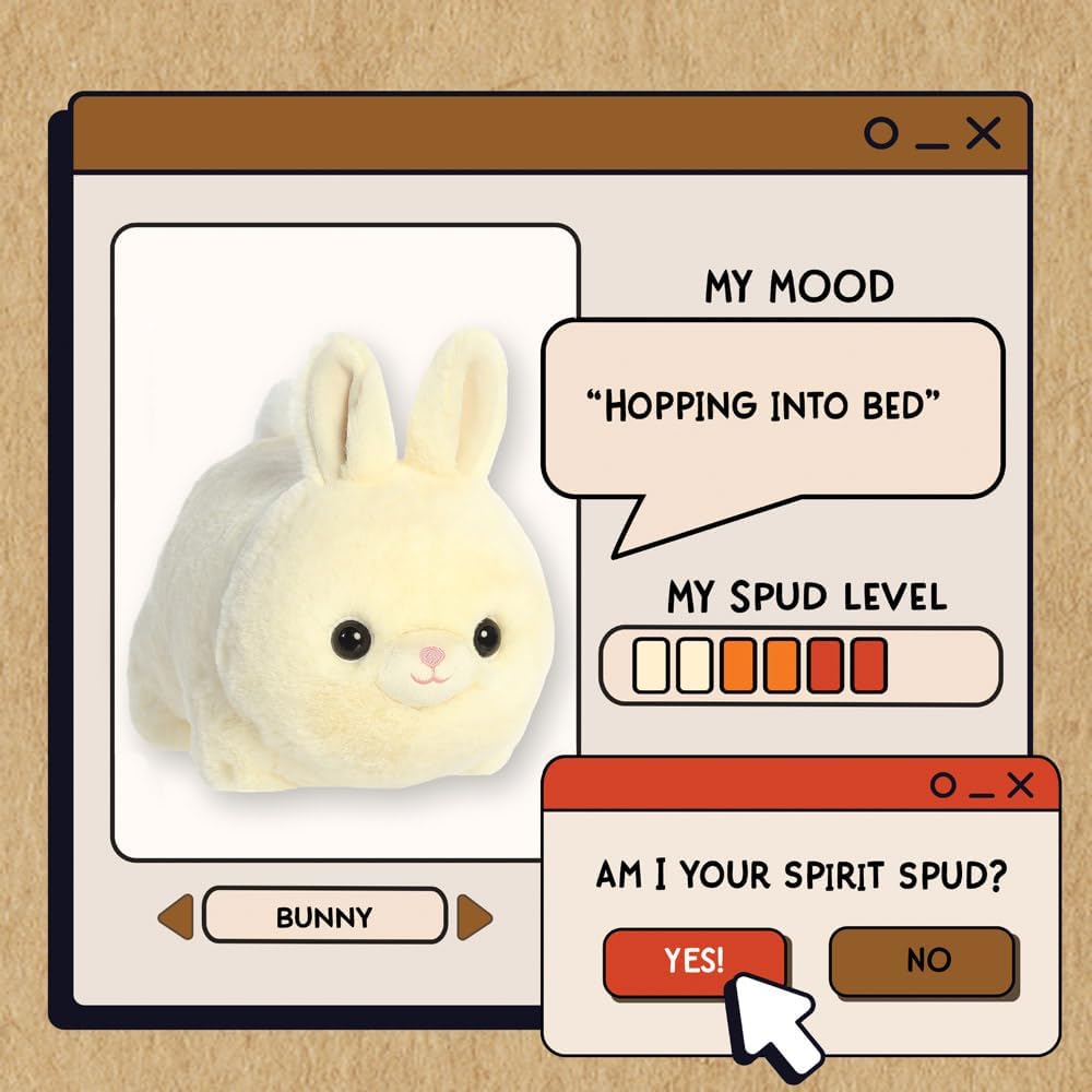 Aurora, 82082, Spudsters Bunny 10In, Soft Toy, Cream