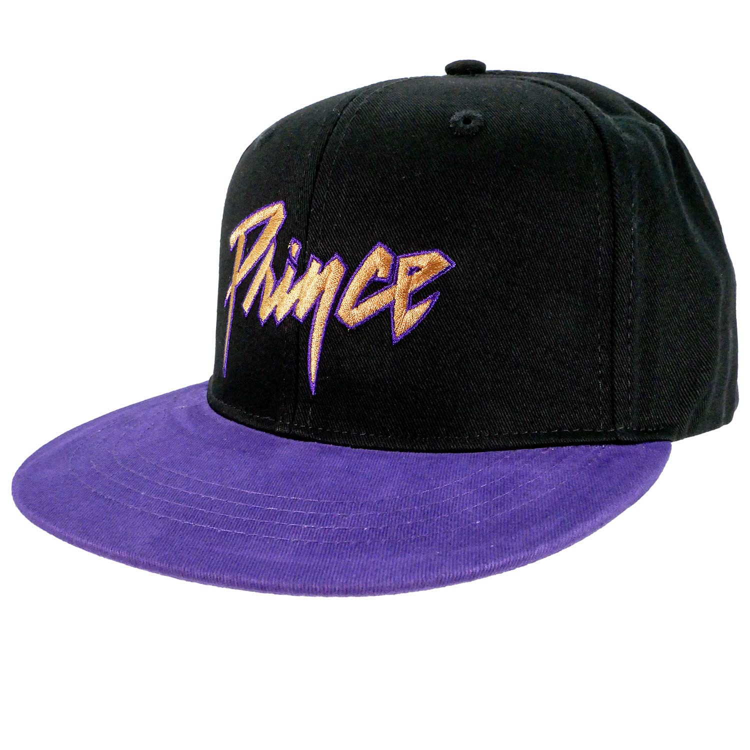 Prince: Rock Off - Gold Logo & Symbol Snapback Cap (Cappellino)