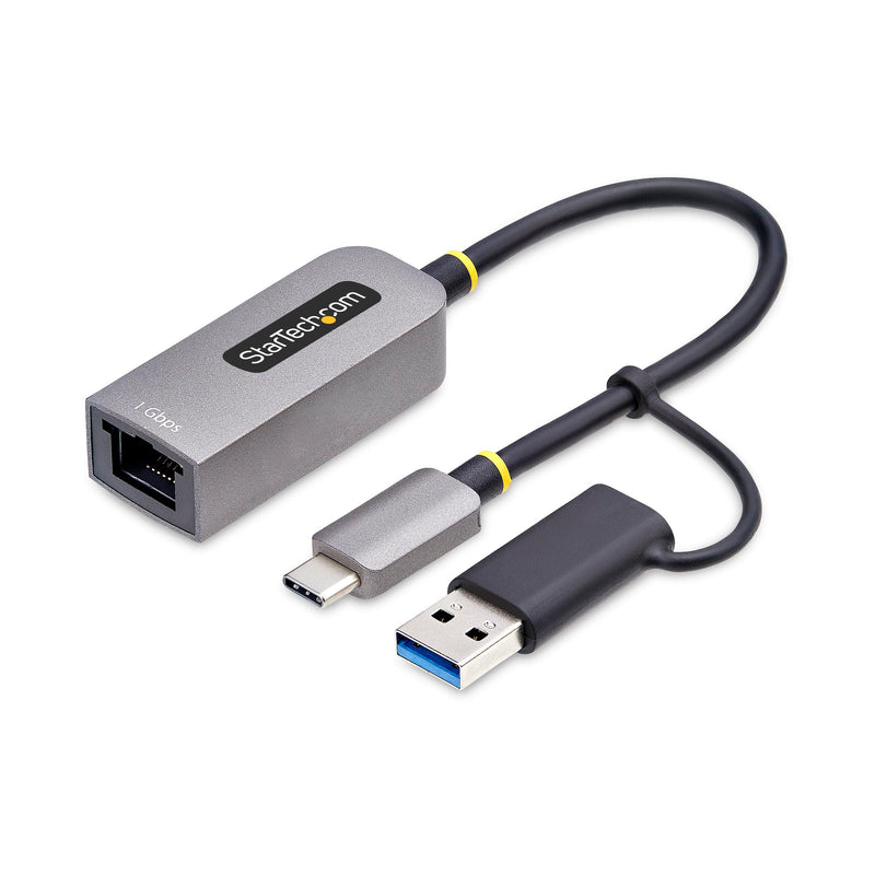 StarTech.com Adaptador USB-C a Ethernet - Adaptador de Red USB Tipo C - Adaptador Ethernet - 10/100/1Gb - con Adaptador USB-A