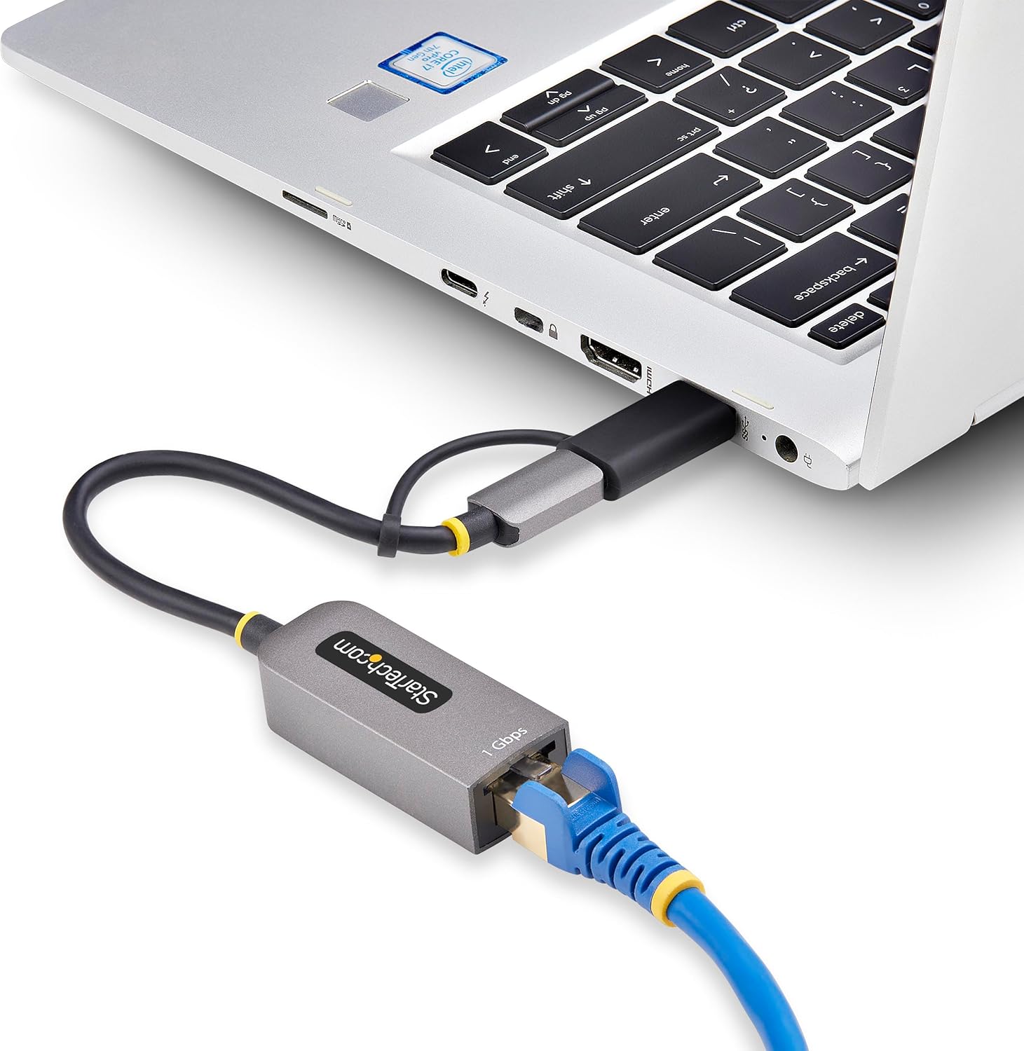 StarTech.com Adaptador USB-C a Ethernet - Adaptador de Red USB Tipo C - Adaptador Ethernet - 10/100/1Gb - con Adaptador USB-A