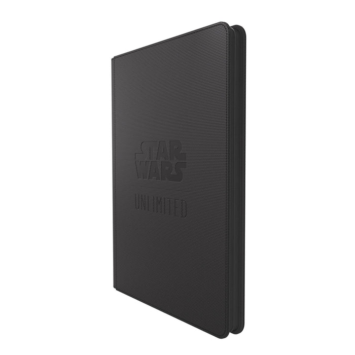 Gamegenic | Star Wars: Unlimited Card Game - Zip-Up Album 18-Pocket - Black | Trading Card Accessory | Ages 12+