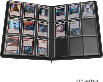 Gamegenic | Star Wars: Unlimited Card Game - Zip-Up Album 18-Pocket - Black | Trading Card Accessory | Ages 12+
