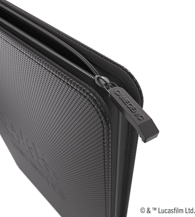 Gamegenic | Star Wars: Unlimited Card Game - Zip-Up Album 18-Pocket - Black | Trading Card Accessory | Ages 12+