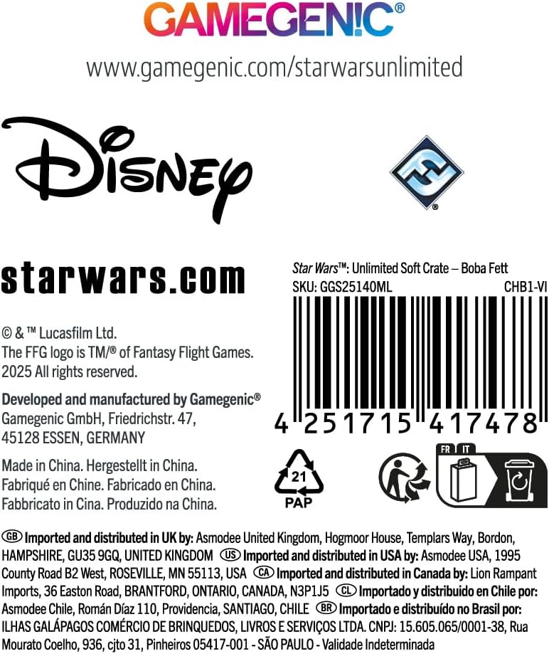 Gamegenic Star Wars: Unlimited Soft Crate - Boba Fett/Fett's Firespray