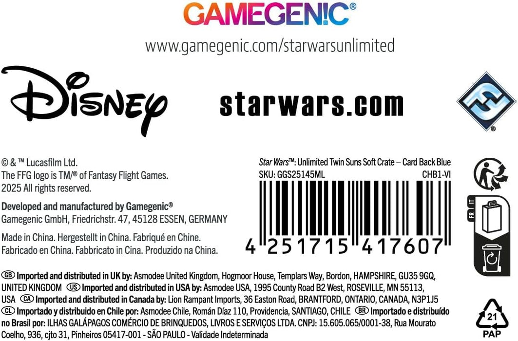 Twin Sun Soft Crate - Blue