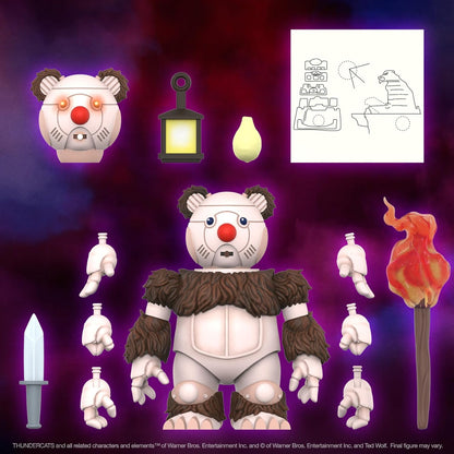 Super7 ULTIMATES! Thundercats Ro-Bear Bill - 7" Thundercats Action Figure with Accessories Classic Cartoon Collectibles and Retro Toys