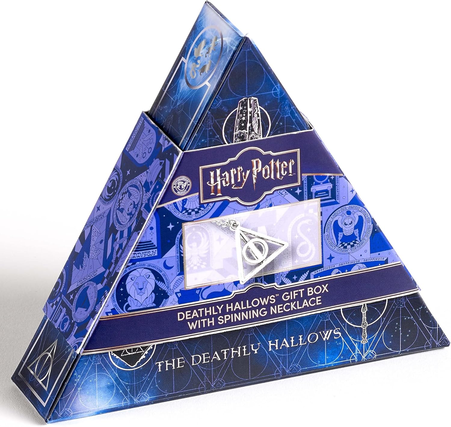 Harry Potter Heiligtümer des Todes Geschenkbox mit drehender Halskette des Todes, Einheitsgröße, Zink, Kein Edelstein