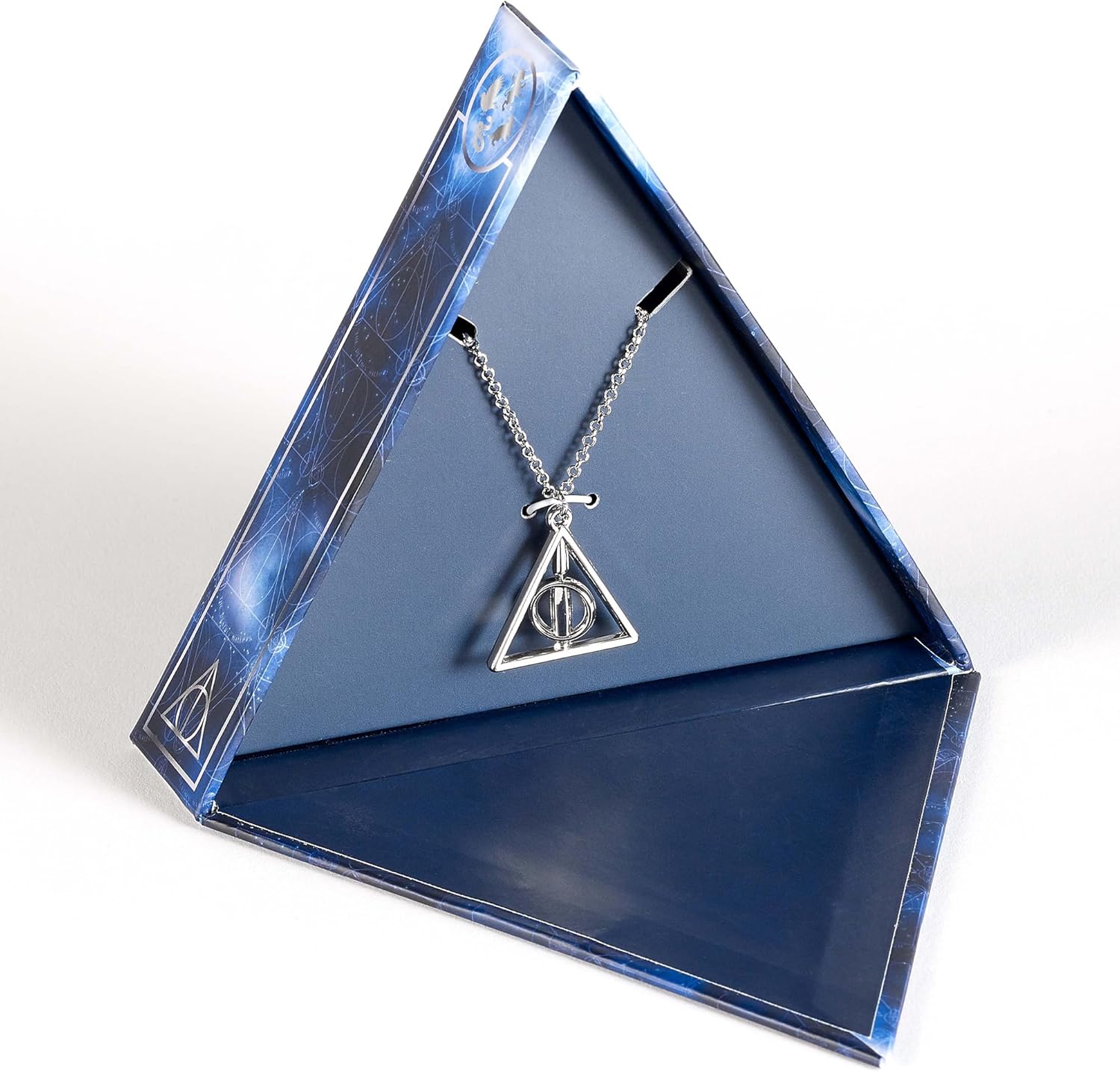 Harry Potter Heiligtümer des Todes Geschenkbox mit drehender Halskette des Todes, Einheitsgröße, Zink, Kein Edelstein