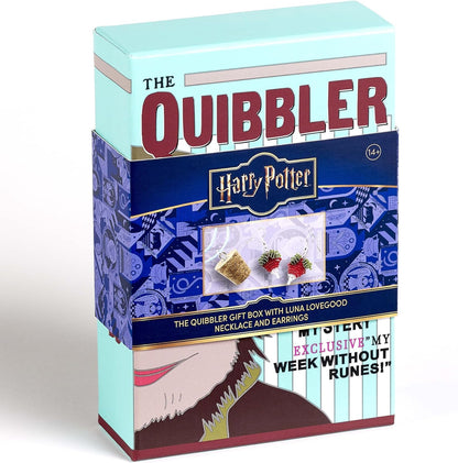 Harry Potter - Quibbler Gift Box With Luna Beaded Cork Charm Necklace & Radish Earrings