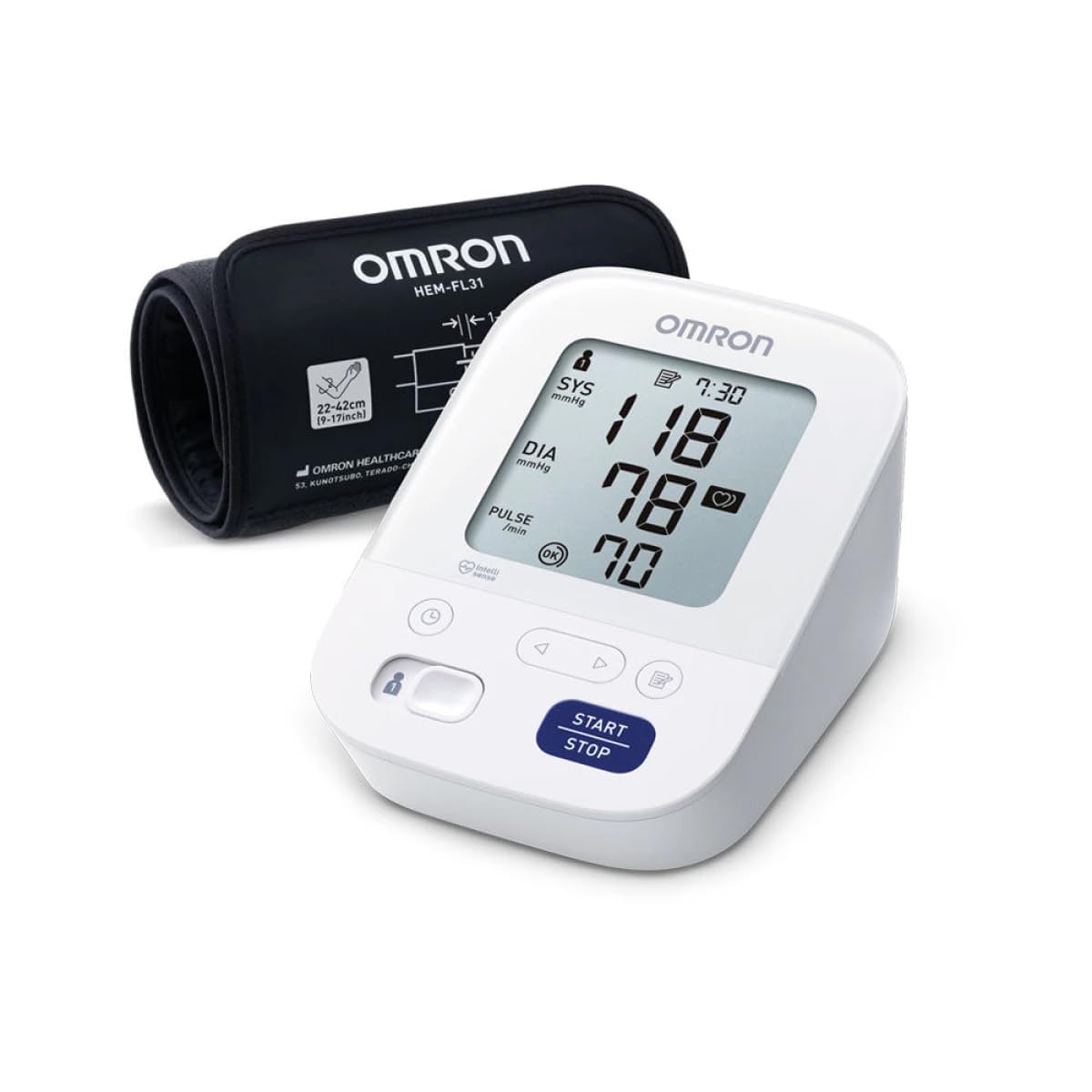 Omron - M3 Comfort Blood Pressure Monitor - 5 Years Warranty