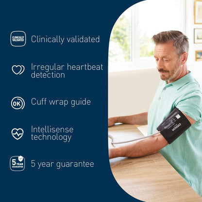 Omron - M3 Comfort Blood Pressure Monitor - 5 Years Warranty