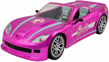 Mondo Motors - Mattel Barbie Dream Car Cabrio Glamour - RC auto voor Barbie kinderen - tweezitsbank - realistische details - roze